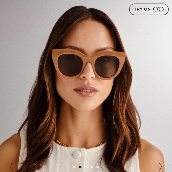 Le Specs Tan Sunglasses still on website - Picture 2 of 2